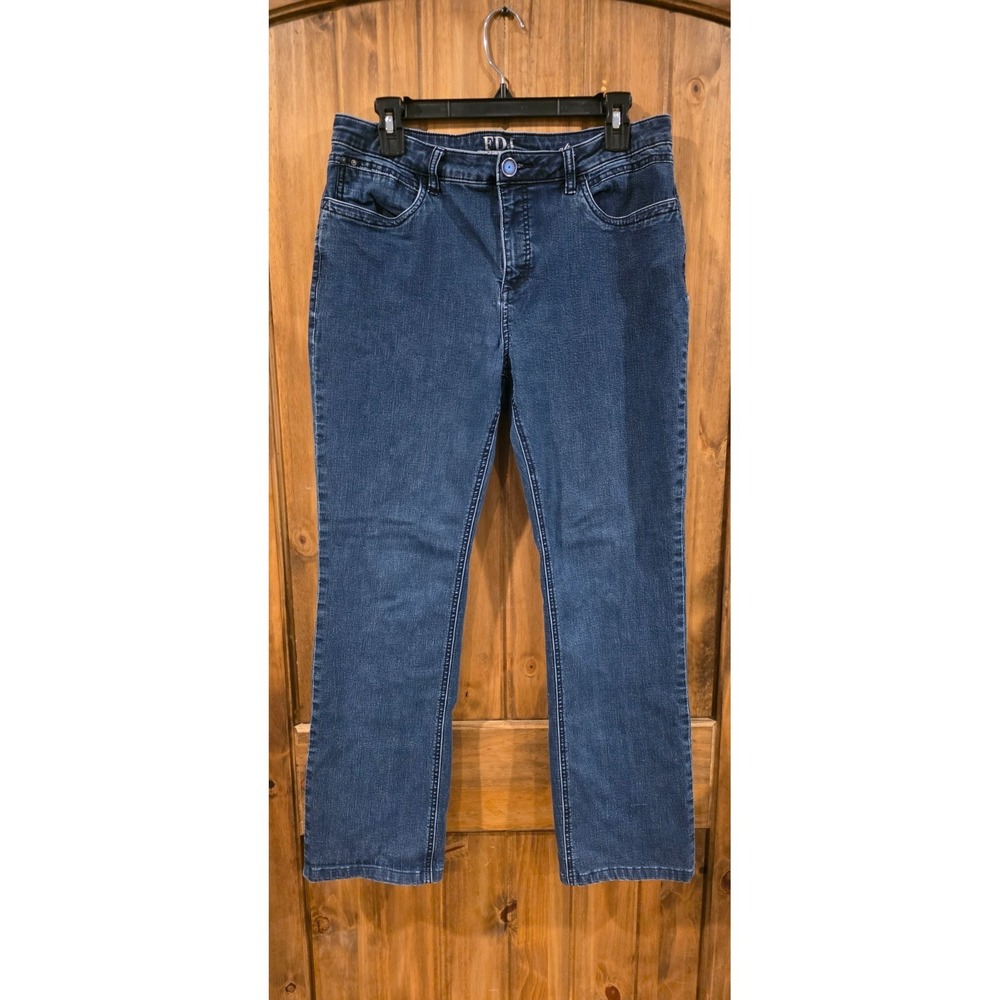 French Dressing Straight Leg Jeans Mens 12‎ Blue Denim 5-Pocket Design Zip Fly